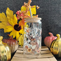 Hunting Glass Tumbler | Deer & Camo Iced Coffee Cup | Outdoor Drinkware Gift